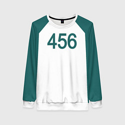 Свитшот женский Форма номер 456, цвет: 3D-белый