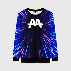 Свитшот женский Asking Alexandria neon energy, цвет: 3D-черный