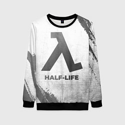 Свитшот женский Half-Life - white gradient, цвет: 3D-черный