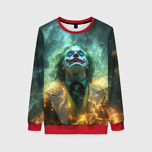 Женский свитшот Выход из Джокера / 3D-Красный – фото 1