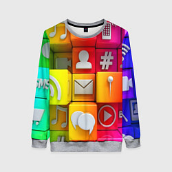 Женский свитшот Square