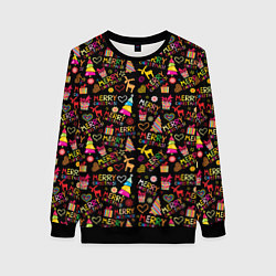 Женский свитшот Merry Christmas - New Year