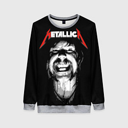 Свитшот женский Metallica - James Hetfield, цвет: 3D-меланж
