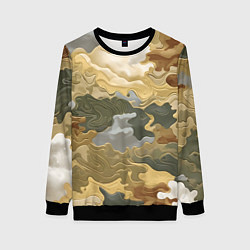 Женский свитшот Золотистый камуфляж