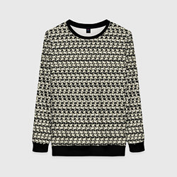 Женский свитшот Оливковый пёстрый полосы узоры