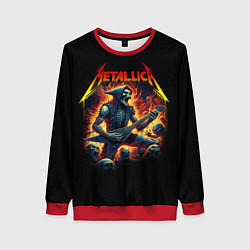 Свитшот женский Metallica - James Alan Hatfield, цвет: 3D-красный