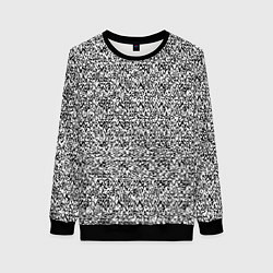 Женский свитшот Чёрно-белый текстурный