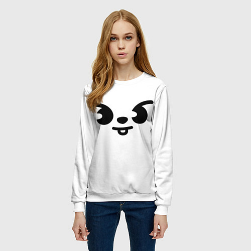 Женский свитшот Leebit skzoo / 3D-Белый – фото 3