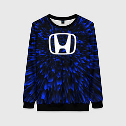 Свитшот женский Honda blue energy, цвет: 3D-черный