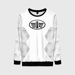 Свитшот женский FAW white poly, цвет: 3D-черный