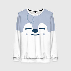 Свитшот женский Wolf Chan skzoo, цвет: 3D-белый