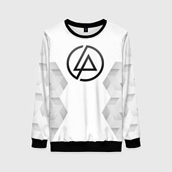 Свитшот женский Linkin Park white poly, цвет: 3D-черный