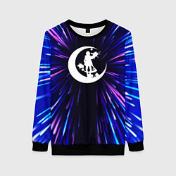 Свитшот женский Angels of Death neon energy, цвет: 3D-черный