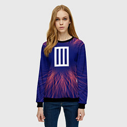 Свитшот женский Paramore red energy, цвет: 3D-черный — фото 2