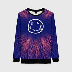 Свитшот женский Nirvana red energy, цвет: 3D-черный