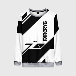 Женский свитшот Farcry6 геометрия полосы