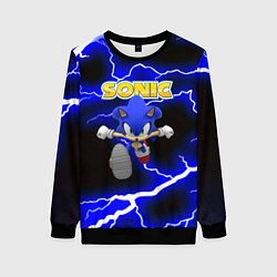 Свитшот женский Sonic storm electro, цвет: 3D-черный