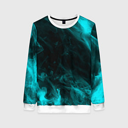 Свитшот женский Neon smoke, цвет: 3D-белый