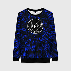 Свитшот женский Porto blue energy, цвет: 3D-черный