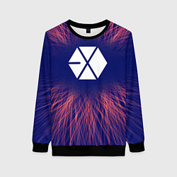 Свитшот женский Exo red energy, цвет: 3D-черный