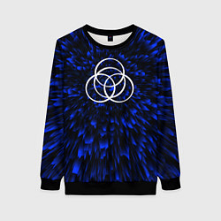 Свитшот женский Elden Ring blue energy, цвет: 3D-черный
