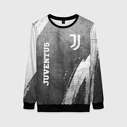 Свитшот женский Juventus - grey gradient вертикально, цвет: 3D-черный