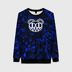 Свитшот женский Radiohead blue energy, цвет: 3D-черный