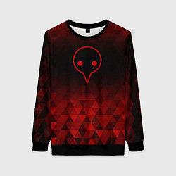 Свитшот женский Evangelion red poly, цвет: 3D-черный