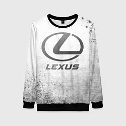 Свитшот женский Lexus - white gradient, цвет: 3D-черный