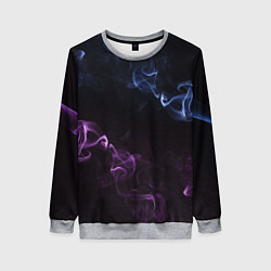 Женский свитшот Color black blue pink