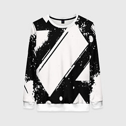 Женский свитшот Color black white