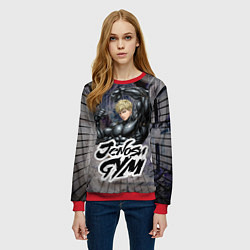 Свитшот женский Генос gym, цвет: 3D-красный — фото 2