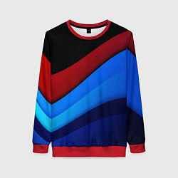 Свитшот женский Multicoloured, цвет: 3D-красный