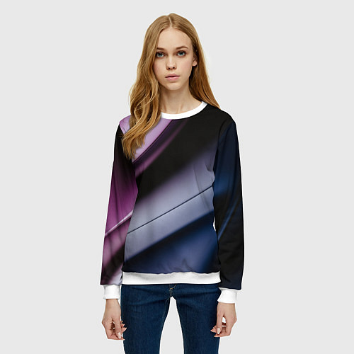 Женский свитшот Multicoloured / 3D-Белый – фото 3