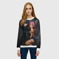 Свитшот женский Ситлали и Оророн, цвет: 3D-белый — фото 2