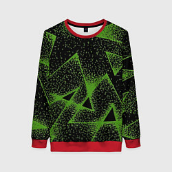 Женский свитшот Triangles with dots