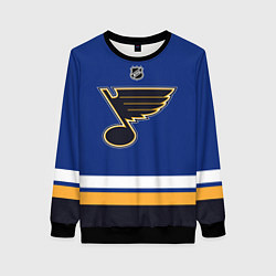 Свитшот женский St Louis Blues - NHL team, цвет: 3D-черный