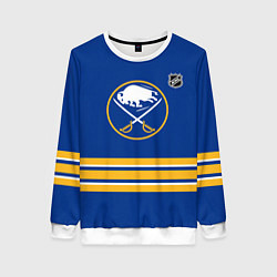 Свитшот женский Баффало Сейбрз хоккей, цвет: 3D-белый