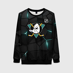 Женский свитшот Анахайм Дакс - плиты с подсветкой