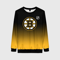 Женский свитшот Бостон Брюинз - градиент