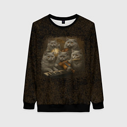 Свитшот женский Когда Наташа музыкант, цвет: 3D-черный