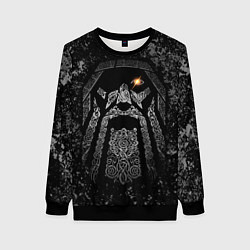 Свитшот женский Всеотец Один, цвет: 3D-черный