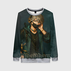 Свитшот женский Аль-Хайтам в маске, цвет: 3D-меланж