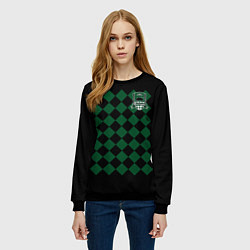 Свитшот женский Смолов 19 - ФК Краснодар, цвет: 3D-черный — фото 2