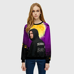 Свитшот женский Deadboy Bones, цвет: 3D-черный — фото 2