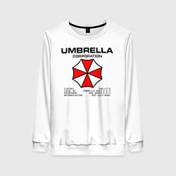 Свитшот женский Umbrella protokol - white, цвет: 3D-белый