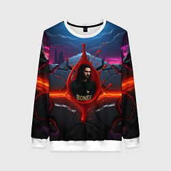 Женский свитшот Bones внутри капли