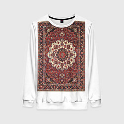 Свитшот женский Ковёр советский, цвет: 3D-белый