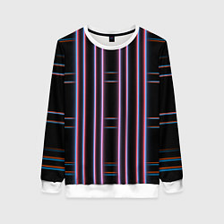 Женский свитшот Neon red blue black