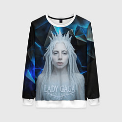 Свитшот женский Леди Гага стиль снежной королевы, цвет: 3D-белый